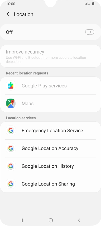 Press the indicator to turn the function on or off. Press the indicator to turn the function on or off.