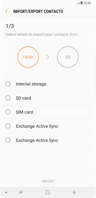 Press SIM card. Press SIM card.
