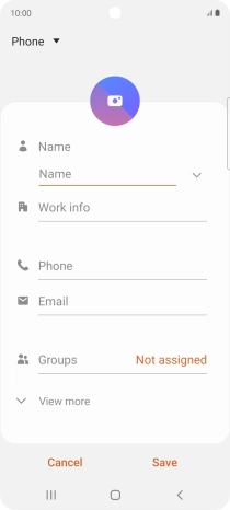 Press the address book drop down list. Press the address book drop down list.