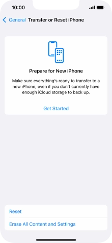 Press Reset. Press Reset.