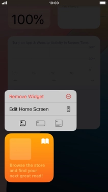 Press Remove Widget. Press Remove Widget.