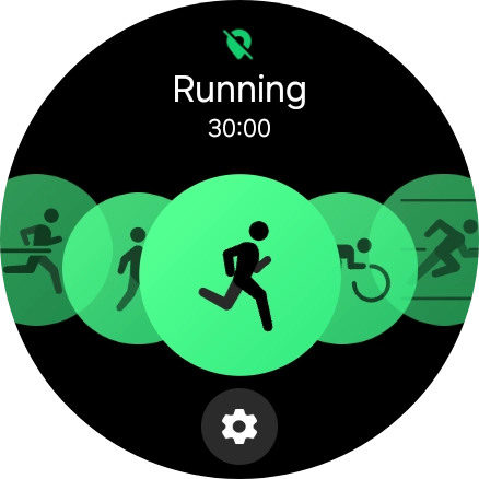 Press the settings icon. Press the settings icon.