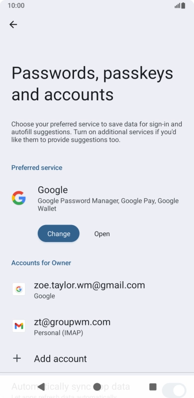 Press the Home key to return to the home screen. Press the Home key to return to the home screen.