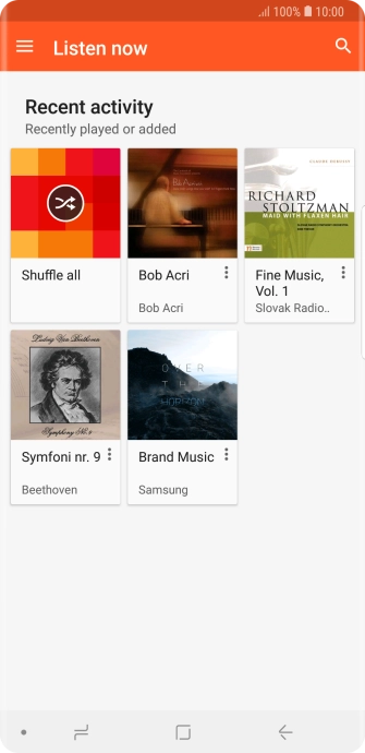 Slide your finger right starting from the left side of the screen. Slide your finger right starting from the left side of the screen.