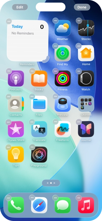 Press Done. Press Done.