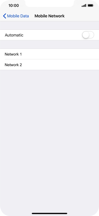 If you turn off the function, press the required network. If you turn off the function, press the required network.