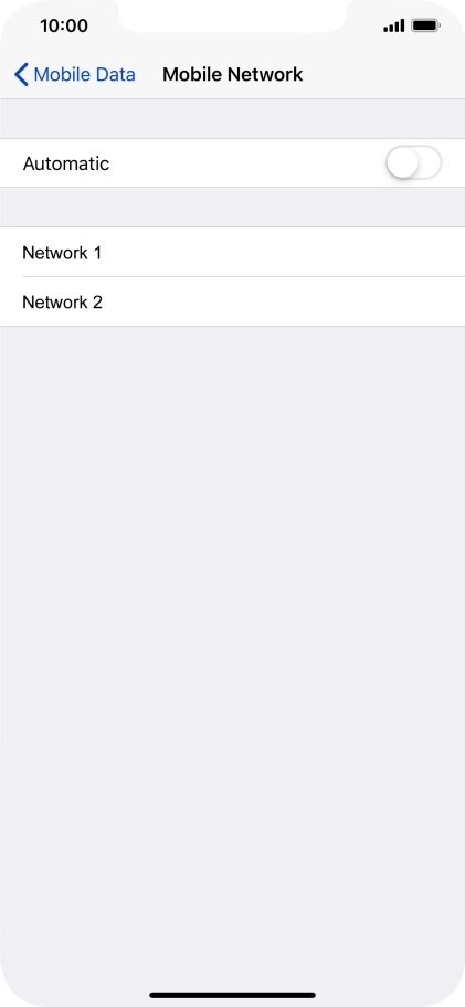 If you turn off the function, press the required network. If you turn off the function, press the required network.