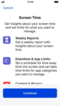 Press Continue. Press Continue.