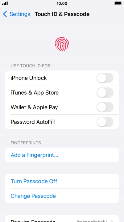 Press Turn Passcode Off and key in the phone lock code. Press Turn Passcode Off and key in the phone lock code.
