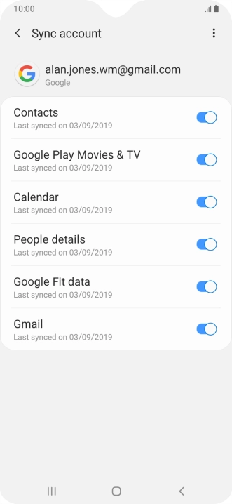 Press the Home key to return to the home screen. Press the Home key to return to the home screen.