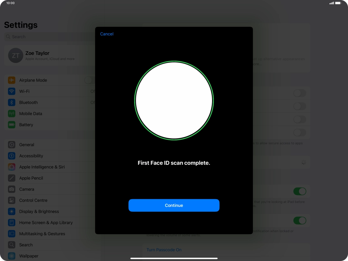 Press Continue. Press Continue.