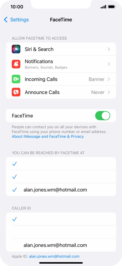 Press the indicator next to Press the indicator next to
