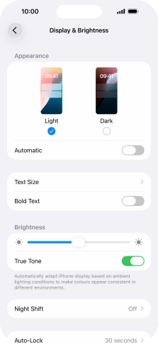 Press Dark. Press Dark.