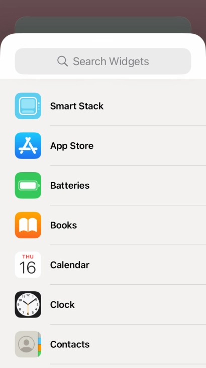 Press Smart Stack. Press Smart Stack.