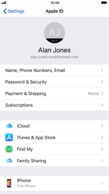 Press the Home key to return to the home screen. Press the Home key to return to the home screen.