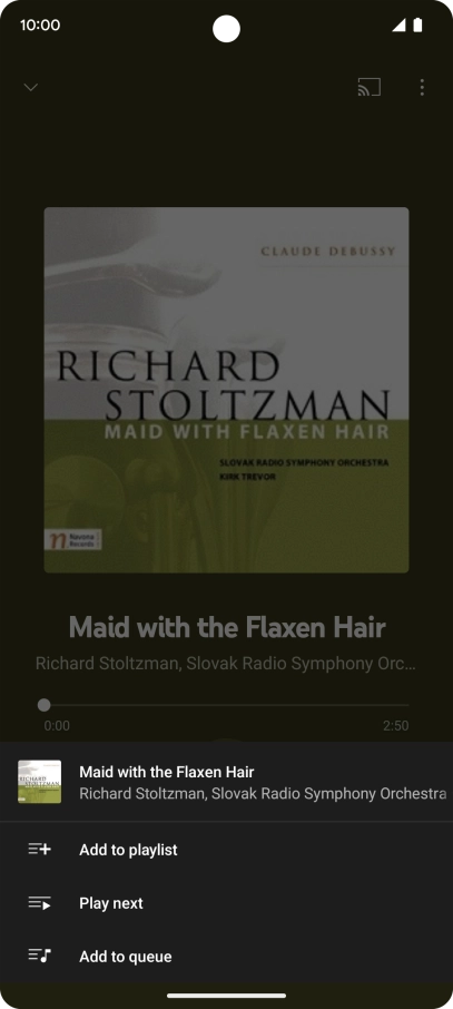 Press Add to playlist. Press Add to playlist.