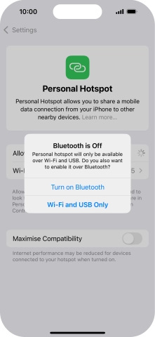 If Wi-Fi is turned on, press Wi-Fi and USB Only. If Wi-Fi is turned on, press Wi-Fi and USB Only.