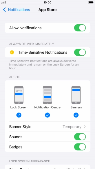 Press the indicator next to Press the indicator next to