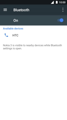 Press the required Bluetooth device and follow the instructions on the screen to pair the device with your phone. Press the required Bluetooth device and follow the instructions on the screen to pair the device with your phone.