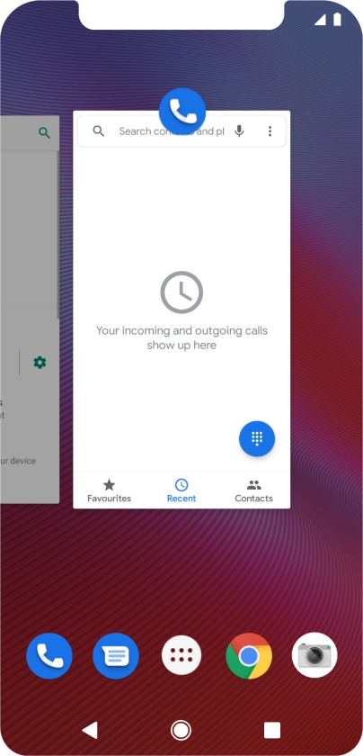 To end one running application, slide your finger upwards on the required application. To end one running application, slide your finger upwards on the required application.