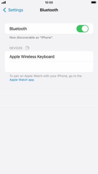 Press the required Bluetooth device and follow the instructions on the screen to pair the device with your phone. Press the required Bluetooth device and follow the instructions on the screen to pair the device with your phone.