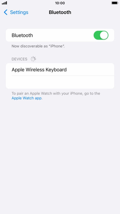 Press the required Bluetooth device and follow the instructions on the screen to pair the device with your phone. Press the required Bluetooth device and follow the instructions on the screen to pair the device with your phone.
