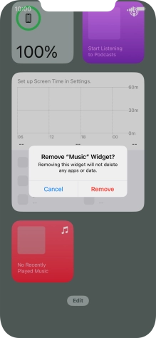 Press Remove. Press Remove.