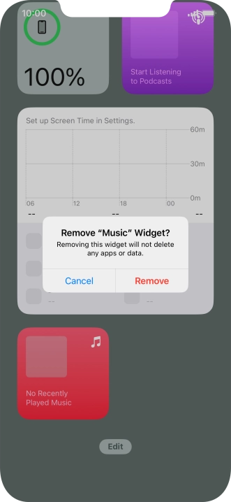 Press Remove. Press Remove.