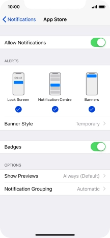 Press the indicator next to Press the indicator next to
