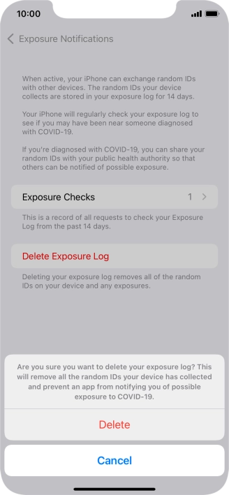 Press Delete. Press Delete.