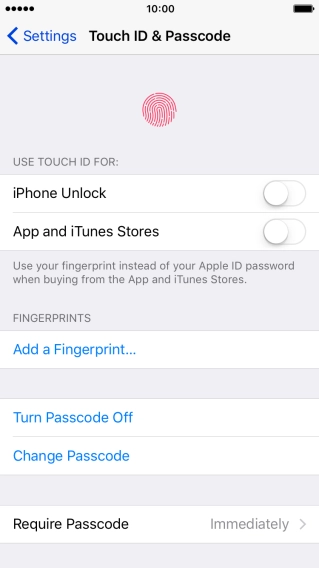 Press Turn Passcode Off and key in the phone lock code. Press Turn Passcode Off and key in the phone lock code.