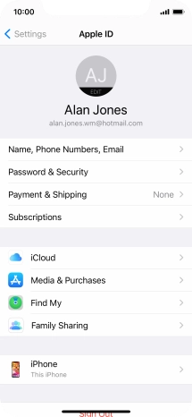Press iCloud. Press iCloud.