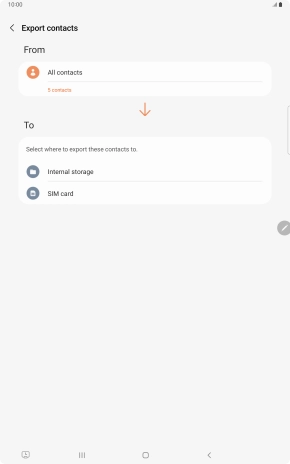 Press the name of the SIM. Press the name of the SIM.