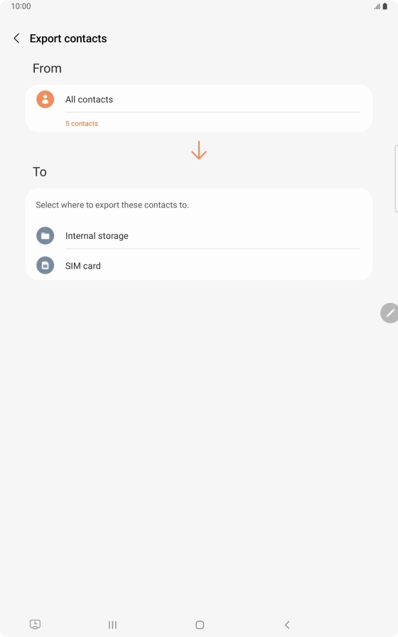 Press the name of the SIM. Press the name of the SIM.