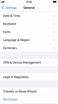 Press Transfer or Reset iPhone. Press Transfer or Reset iPhone.
