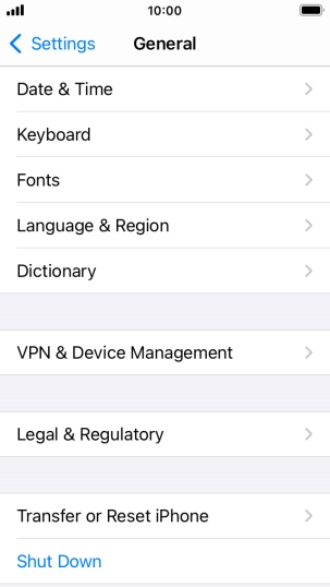 Press Transfer or Reset iPhone. Press Transfer or Reset iPhone.