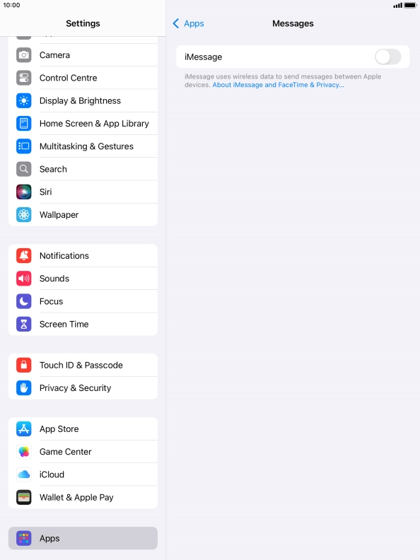 Press the indicator next to Press the indicator next to