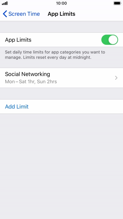 Press the required category. Press the required category.