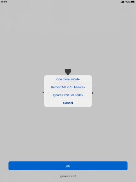 Press the required setting. Press the required setting.