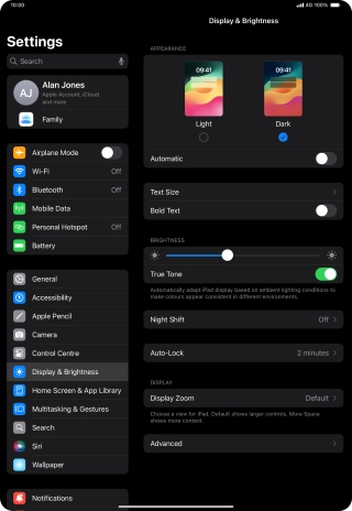 Press the indicator next to Press the indicator next to