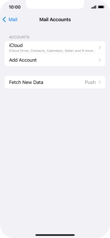 Press Add Account. Press Add Account.