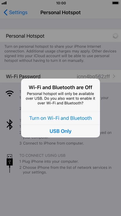 If Wi-Fi is turned off, press Turn on Wi-Fi and Bluetooth. If Wi-Fi is turned off, press Turn on Wi-Fi and Bluetooth.