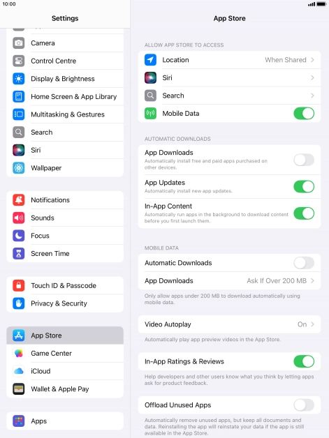 Press the indicator next to Press the indicator next to
