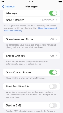 Press the indicator next to Press the indicator next to