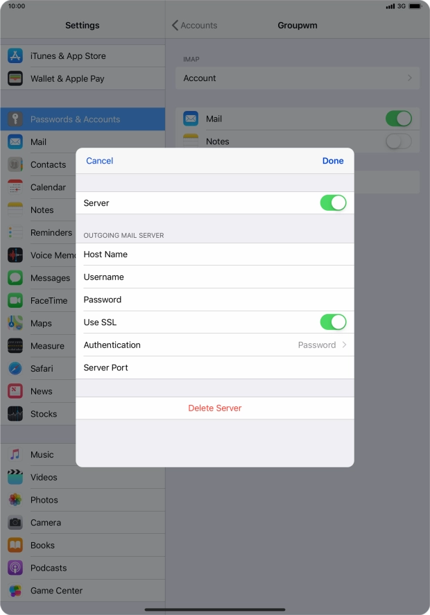 Press the indicator next to Press the indicator next to