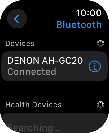 Press the Digital Crown several times to return to standby mode. Press the Digital Crown several times to return to standby mode.