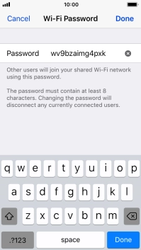 Press Done. Press Done.