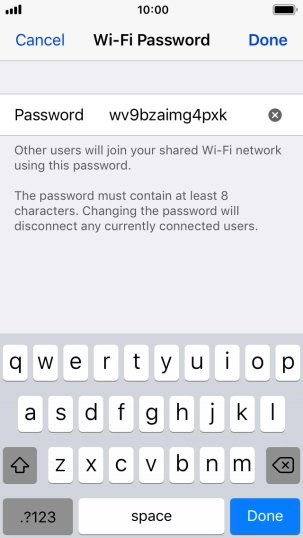 Press Done. Press Done.