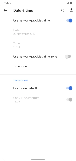 Press the indicator next to Press the indicator next to