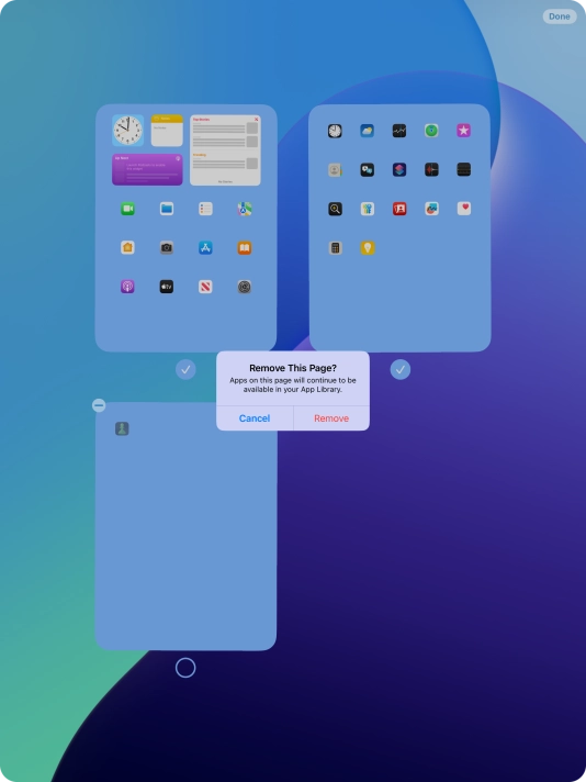 Press Remove. Press Remove.